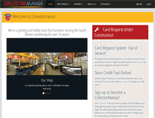 Tablet Screenshot of collectormaniaparker.com